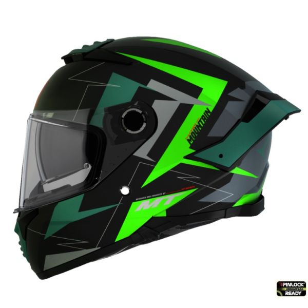Casti Moto Integrale MT Helmets Casca Moto Full-Face Thunder 4 SV Mountain B6 Verde Mat