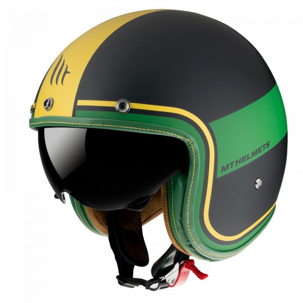 Casti Moto Jet (Open Face) MT Helmets Casca Moto Jet Le Mans 2 SV Tant C5 Matt Red 2022