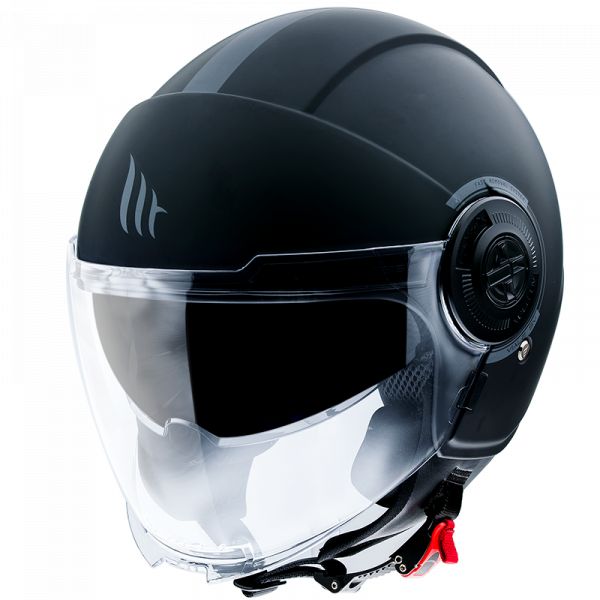 Casti Moto Jet (Open Face) MT Helmets Casca Moto Jet Viale SV Solid A1 Matt Black