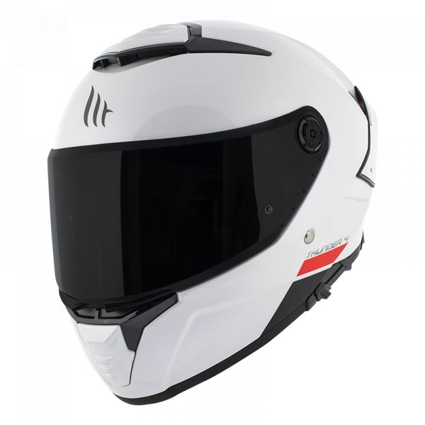 Casti Moto Integrale MT Helmets Casca Moto Full-Face Thunder 4 SV Ergo A0 White