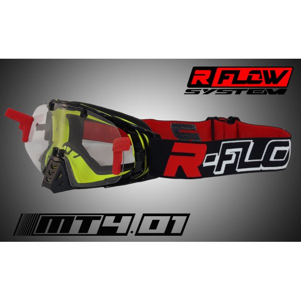 Ochelari MX-Enduro R-Flow Ochelari Moto Enduro Cu Ventilatie MT4.01 Red