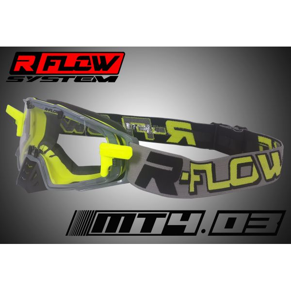 Ochelari MX-Enduro R-Flow Ochelari Moto Enduro Cu Ventilatie MT4.03 Yellow