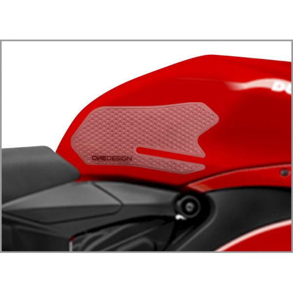 TankPad Moto OneDesign Tank Grip Panigale '21 Clear HDR338
