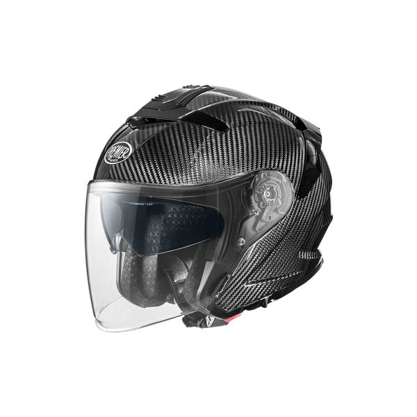 Casti Moto Jet (Open Face) Premier Helmets Casca Moto Open-Face/Jet JT5 CARBON Glossy Black 2024