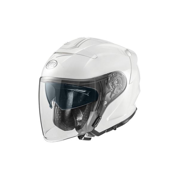 Casti Moto Jet (Open Face) Premier Helmets Casca Moto Open-Face/Jet JT5 U8 Glossy White 2024