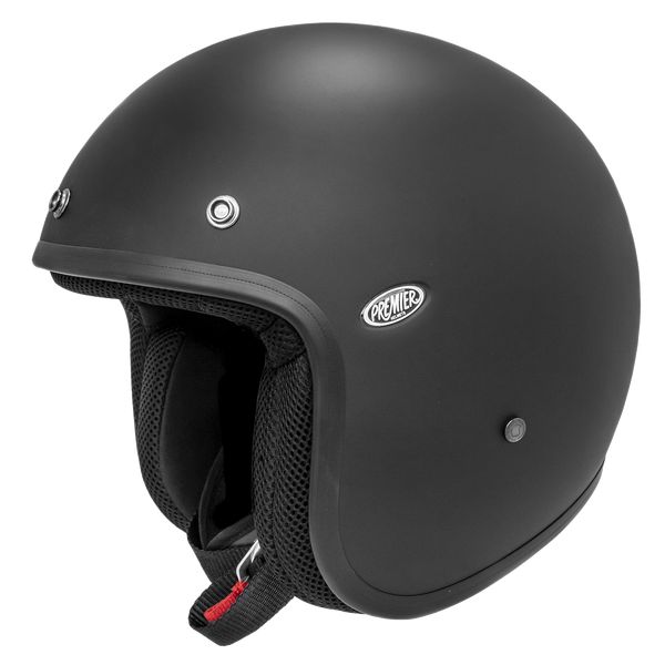 Casti Moto Jet (Open Face) Premier Helmets Casca Moto Open-Face/Jet Vintage CS U9BM Matt Black 2024