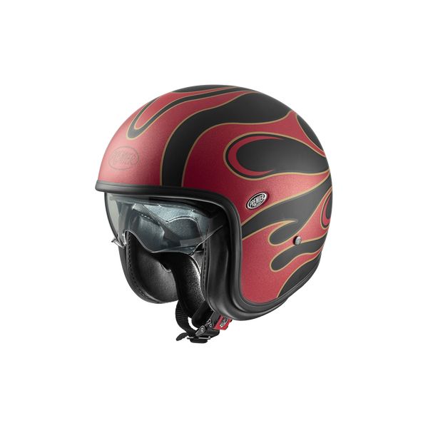 Casti Moto Jet (Open Face) Premier Helmets Casca Moto Open-Face/Jet Vintage FR 2BM Matt Red/Black 2024