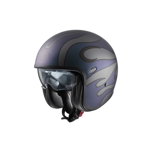 Casti Moto Jet (Open Face) Premier Helmets Casca Moto Open-Face/Jet Vintage IRIDEBM Matt Blue/Gray 2024