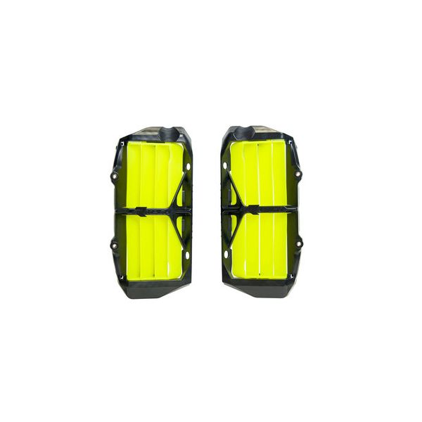 Protectii Radiator Racetech Protectii Radiatoar Ranforsate KTM/Husqvarna 18-23 Black/Yellow Neon