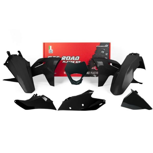 Plastice MX-Enduro Racetech Kit Plastice Gas-Gas EC/EC-F 250/300/350 21- Black