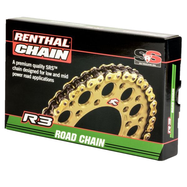 Kit de lant Renthal X-Ring Chain R3-3 SRS 520-120 Gold - C431