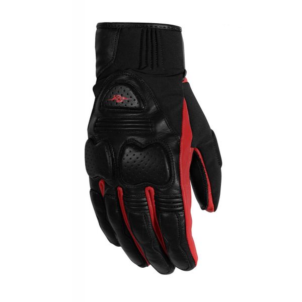 Manusi Moto Sport si Piele Rusty Stitches Manusi Moto Piele Chris Black/Red