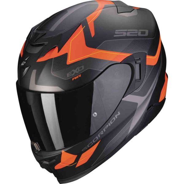 Casti Moto Integrale Scorpion Exo Casca Full-Face/Integrala 520 Evo Air Elan Negru Mat/Portocaliu