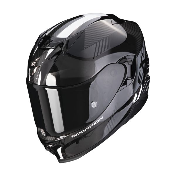 Casti Moto Integrale Scorpion Exo Casca Full-Face/Integrala 520 Evo Air Laten Negru/Alb