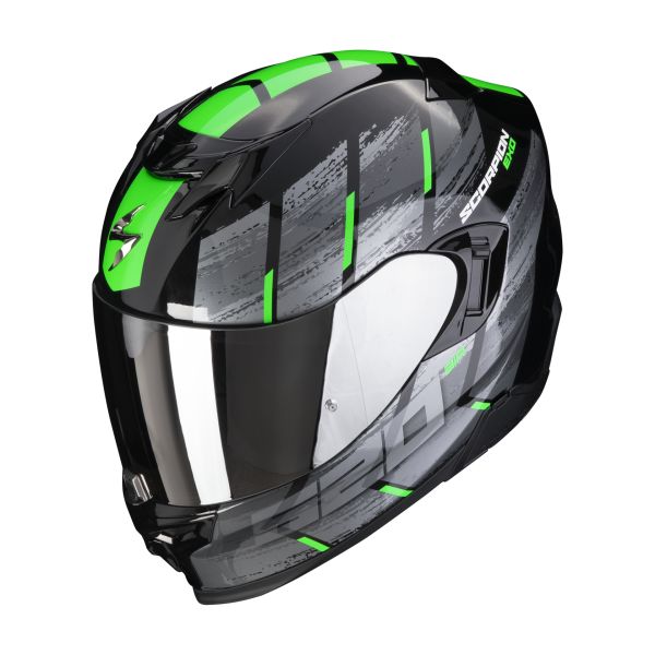 Casti Moto Integrale Scorpion Exo Casca Full-Face/Integrala 520 Evo Air Maha Negru/Verde