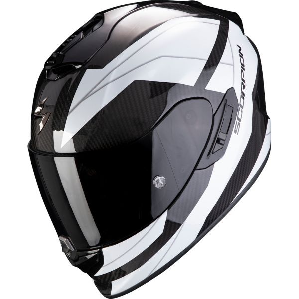 Casti Moto Integrale Scorpion Exo Casca Moto Full-Face Exo 1400 Carbon Air Legione White