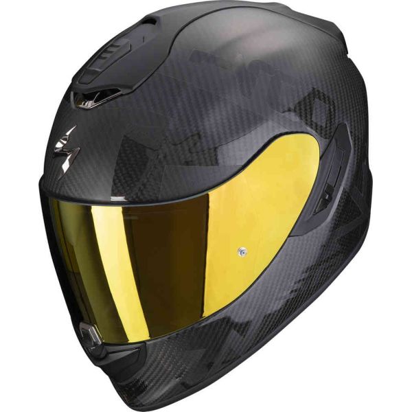 Casti Moto Integrale Scorpion Exo Casca Moto Full-Face/Integrala 1400 Evo Carbon Air Cerebro Negru