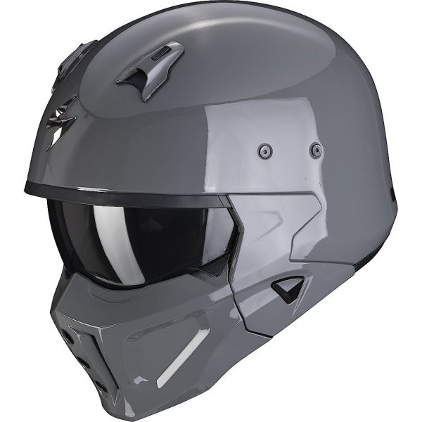 Casti Moto Jet (Open Face) Scorpion Exo Casca Moto Open Face Covert-X Solid Grey Cement