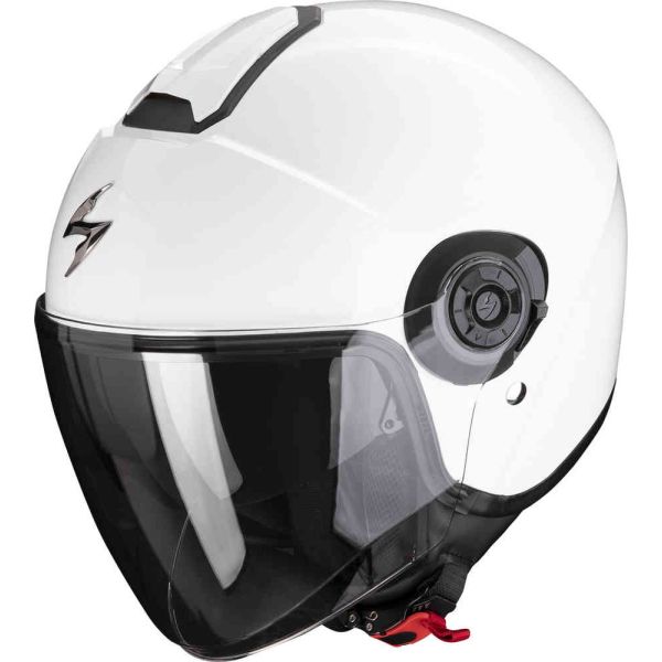 Casti Moto Jet (Open Face) Scorpion Exo Casca Moto Open-Face/Jet Exo City II Solid Alb