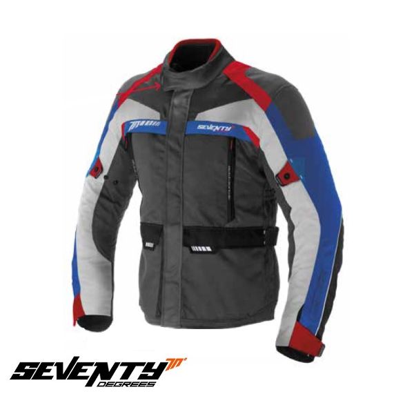 Geci Moto Textil Seventy Geaca Moto Textila Urban/Touring SD-JT43 Grey/Red/Blue 24