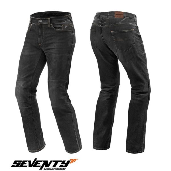 Jeans Moto Seventy Jeans Moto Dama SD-PJ4 Regular Flit Black 24