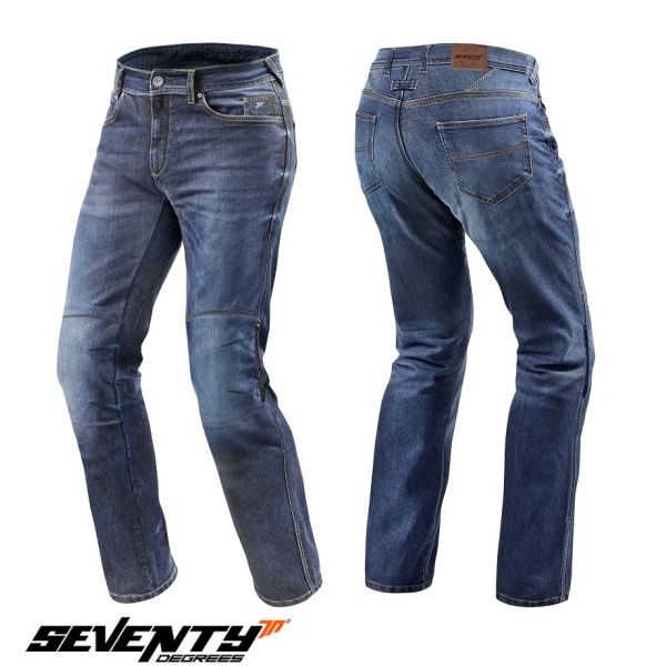 Jeans Moto Seventy Jeans Moto Dama SD-PJ4 Regular Flit Blue 24
