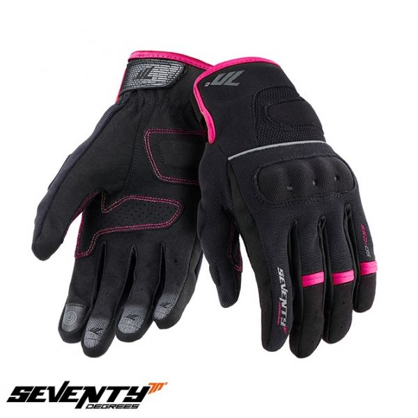 Manusi Moto Dama Seventy Manusi Moto Textile Dama SD-C56 Black/Pink 2022