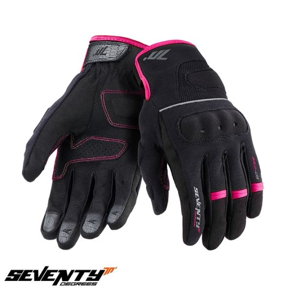 Manusi Moto Dama Seventy Manusi Moto Textile Dama SD-C56 Summer Black/Pink 24