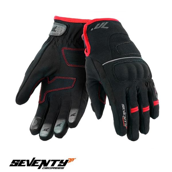 Manusi Moto Sport si Piele Seventy Manusi Moto Textile SD-C43 WinterTex Black/Red 24