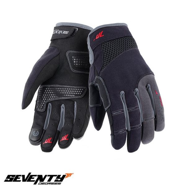 Manusi Moto Sport si Piele Seventy Manusi Moto Textile SD-C48 Black/Gray