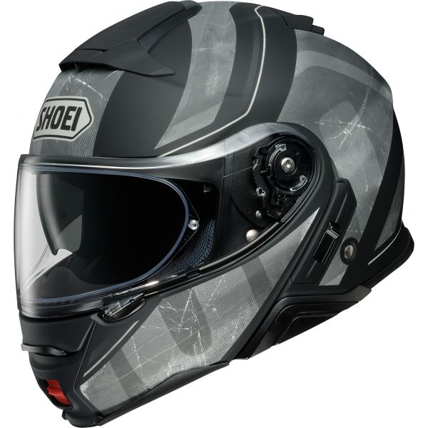 Flip up helmets SHOEI Moto Flip-Up Helmet Neotec-II Jaunt TC-5 Black/Grey Matt 2022