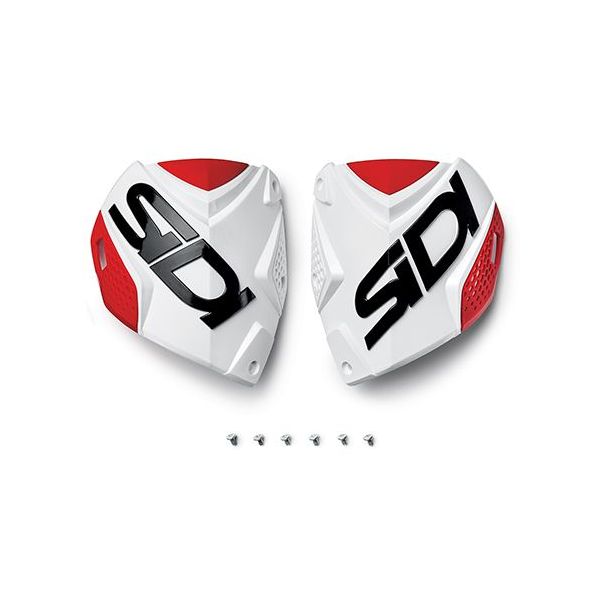Accesorii Cizme Sidi  Crossfire2 shin plate alb-Red (132)
