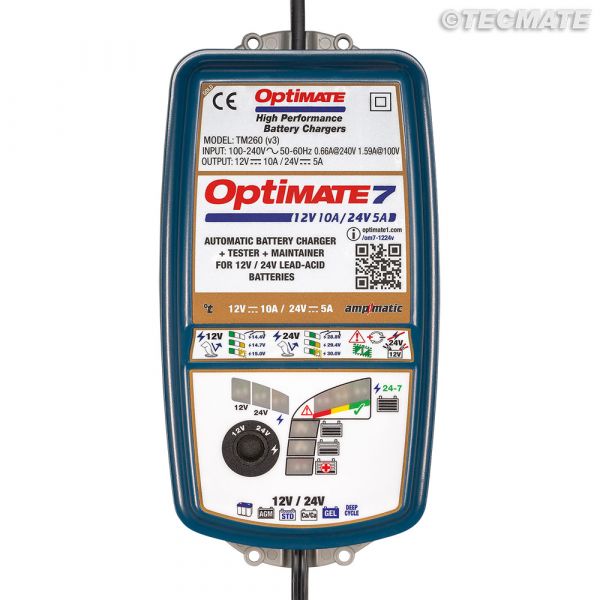 Incarcatoare/Redresoare Baterii Tecmate Incarcator/Redresor Acumulator Optimate 7 12/24v Tm-260v3