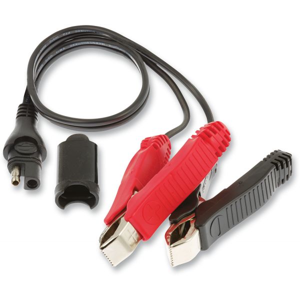 Incarcatoare/Redresoare Baterii Tecmate Set Cabluri Cu Clesti Schimb Incarcator Black Red O4