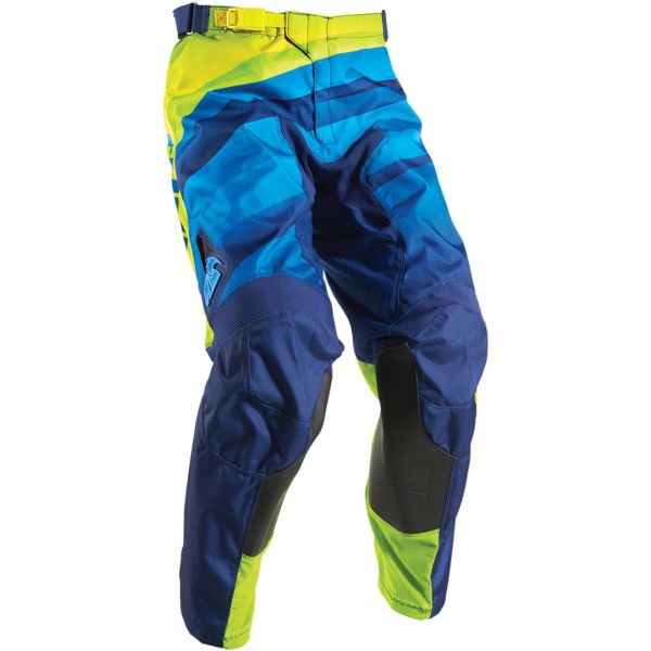 Pantaloni MX-Enduro Thor LICHIDARE STOC Pantaloni S7 Pulse Velow Navy/Lime