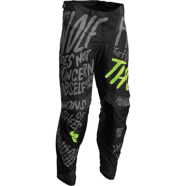 Pantaloni MX-Enduro Copii Thor Pantaloni Enduro Copii Pulse Counting Sheep Charcoal/Acid