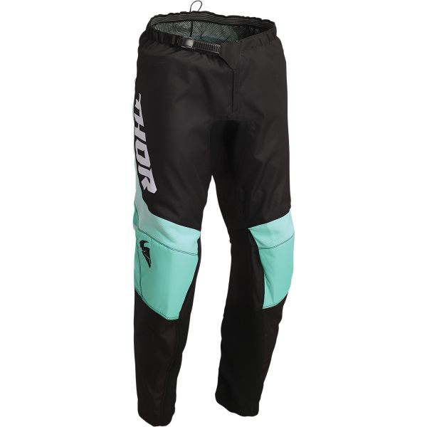 Pantaloni MX-Enduro Copii Thor Pantaloni Enduro Copii Sector Chev Black/Mint