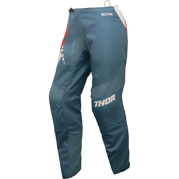 Pantaloni MX-Enduro Thor Pantaloni Moto Mx/Enduro Dama Sector Split Blue Steel/Vintage White 24