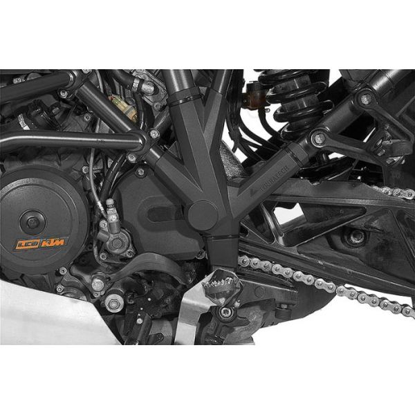 Scuturi moto Touratech Protectie Cadru Stanga/Dreapta KTM 1050 ADV/ 1090 ADV + R / 1190 ADV + R/ 1290 Super ADV + R Black