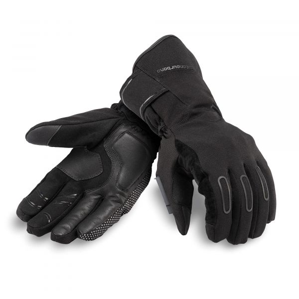 Gloves Touring Tucano Urbano Manusi Moto Textile/Piele GIG Pro D3O Black