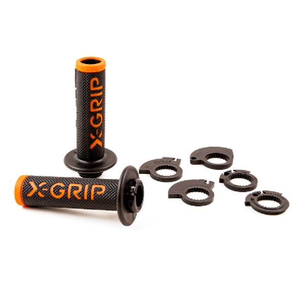 Mansoane Enduro-MX X-Grip Mansoane Open End Braaaap Black/Orange XG-2097-OE
