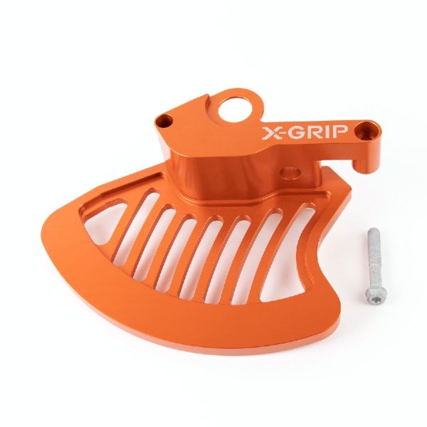 Protectii Disc Frana X-Grip Protectie Disc Frana Fata KTM/HSQ/Gas EXC(F)/SX(F)/TE/FE/EC(F) Orange XG-2418