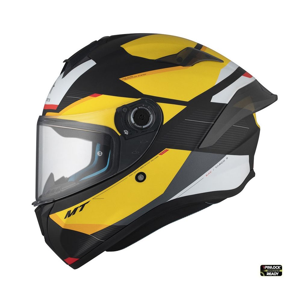 Casca Moto Full-Face/Integrala Targo S Kay B3 Matt Yellow