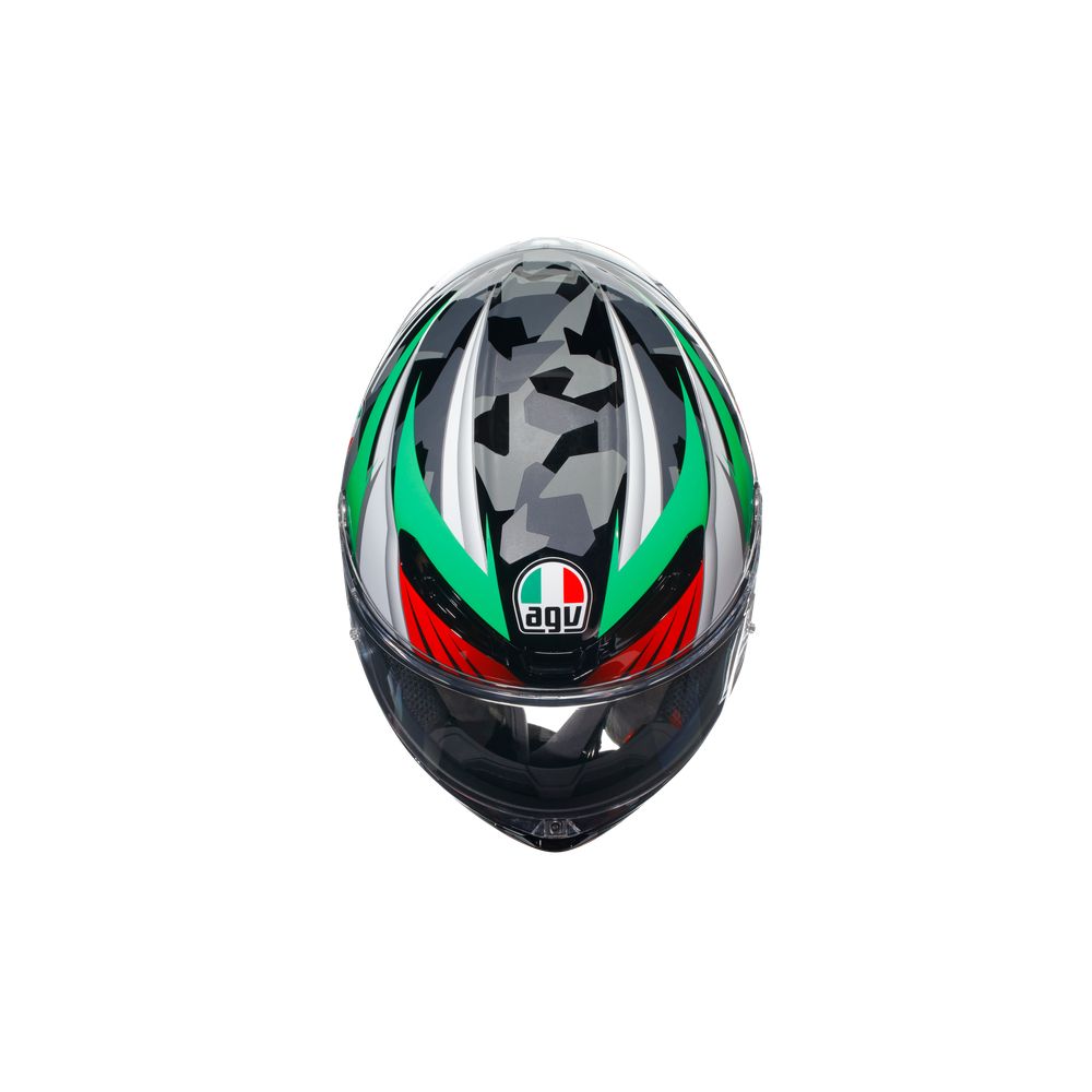 Casca Moto Full Face K S E Mplk Excite Camo Italy Agv