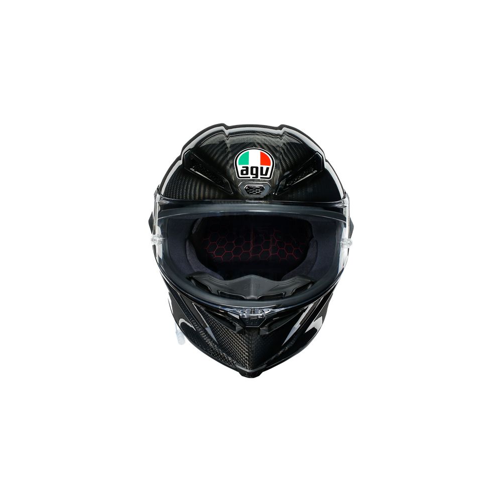 Moto Helmet Full Face Pista Gp Rr E Dot Mplk Mono Glossy Carbon