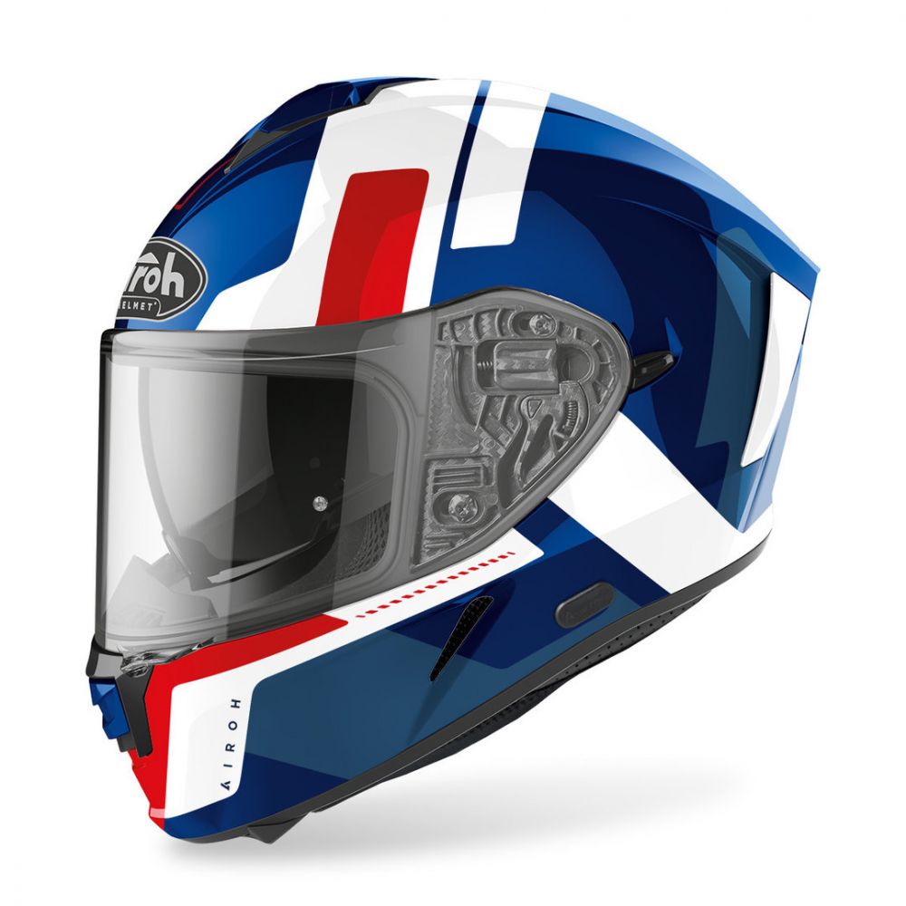 Casca Moto Full-Face Spark Shogun Blue/Red Gloss