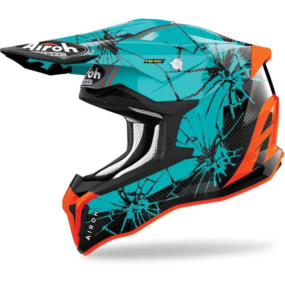 Casca Moto Enduro Strycker Crack Gloss