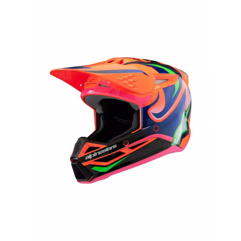 Casca Moto MX/Enduro Copii Supertech M3 Youth Deegan Orange/Pink/Purple 24