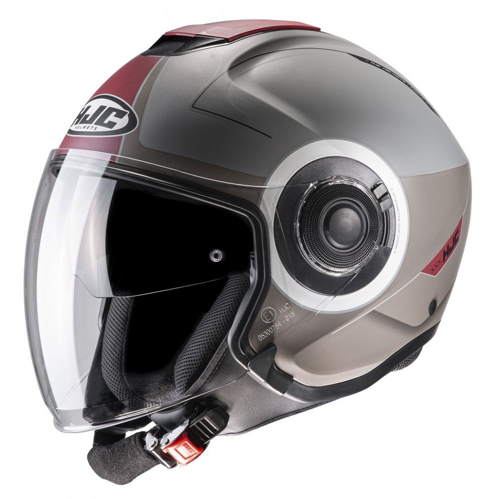 Casca Moto Open Face i40 Panadi Grey/Red