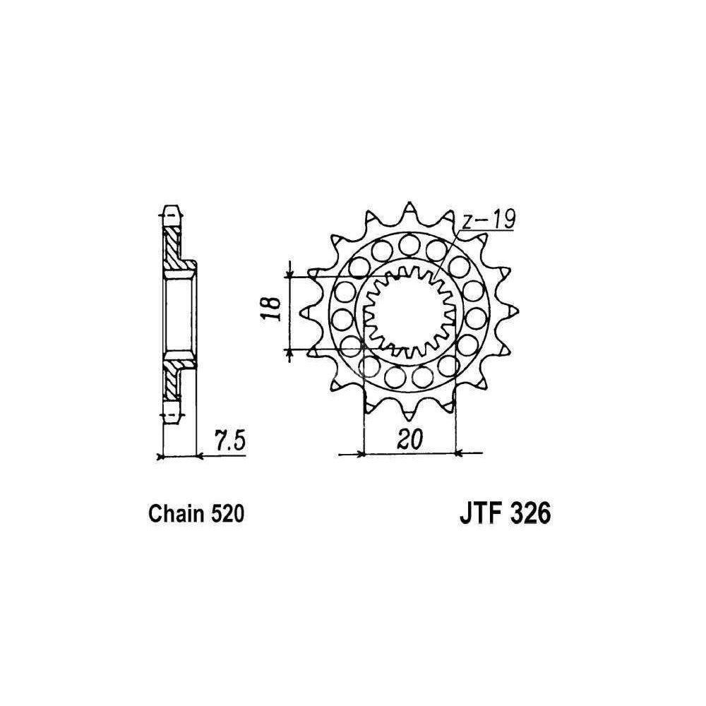 LICHIDARE STOC Pinion Fata Honda 13 Dinti